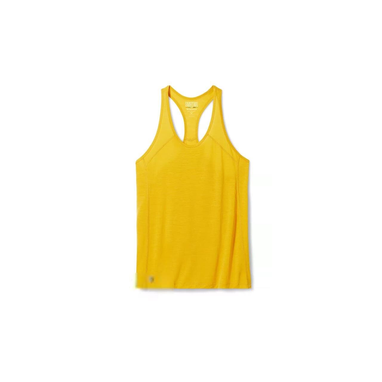 Smartwool Womens Merino Sport 120 Racerback Tank (Gul (HONEY GOLD) X-large)