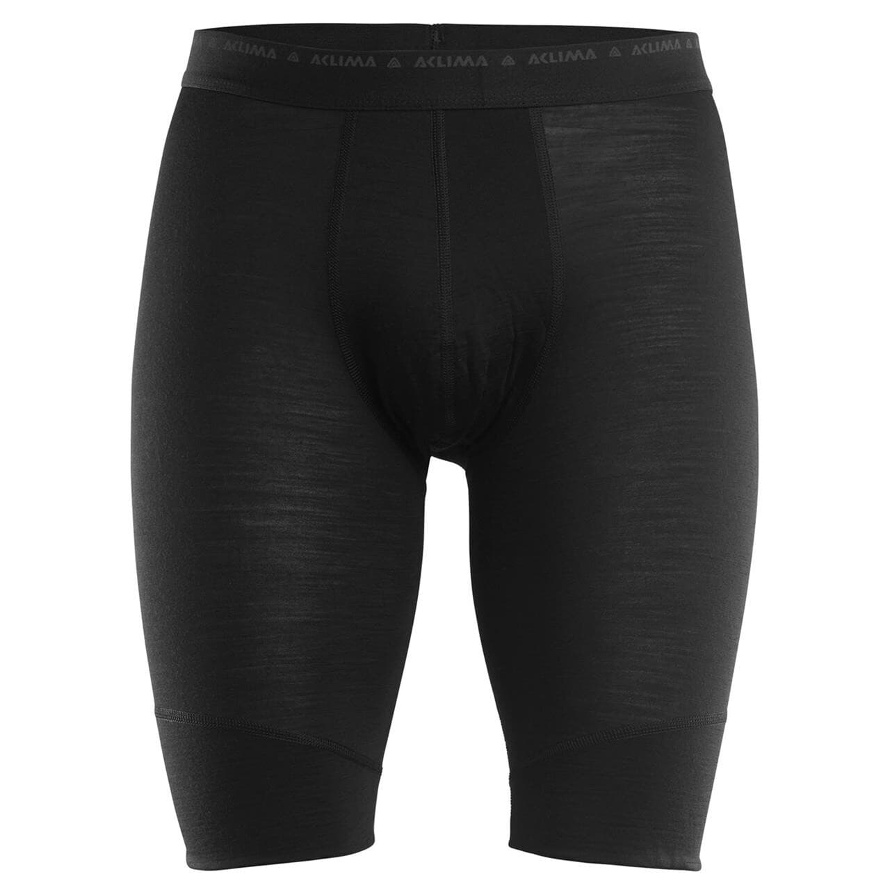 Aclima Mens Lightwool Long Shorts (Sort (JET BLACK) X-small)