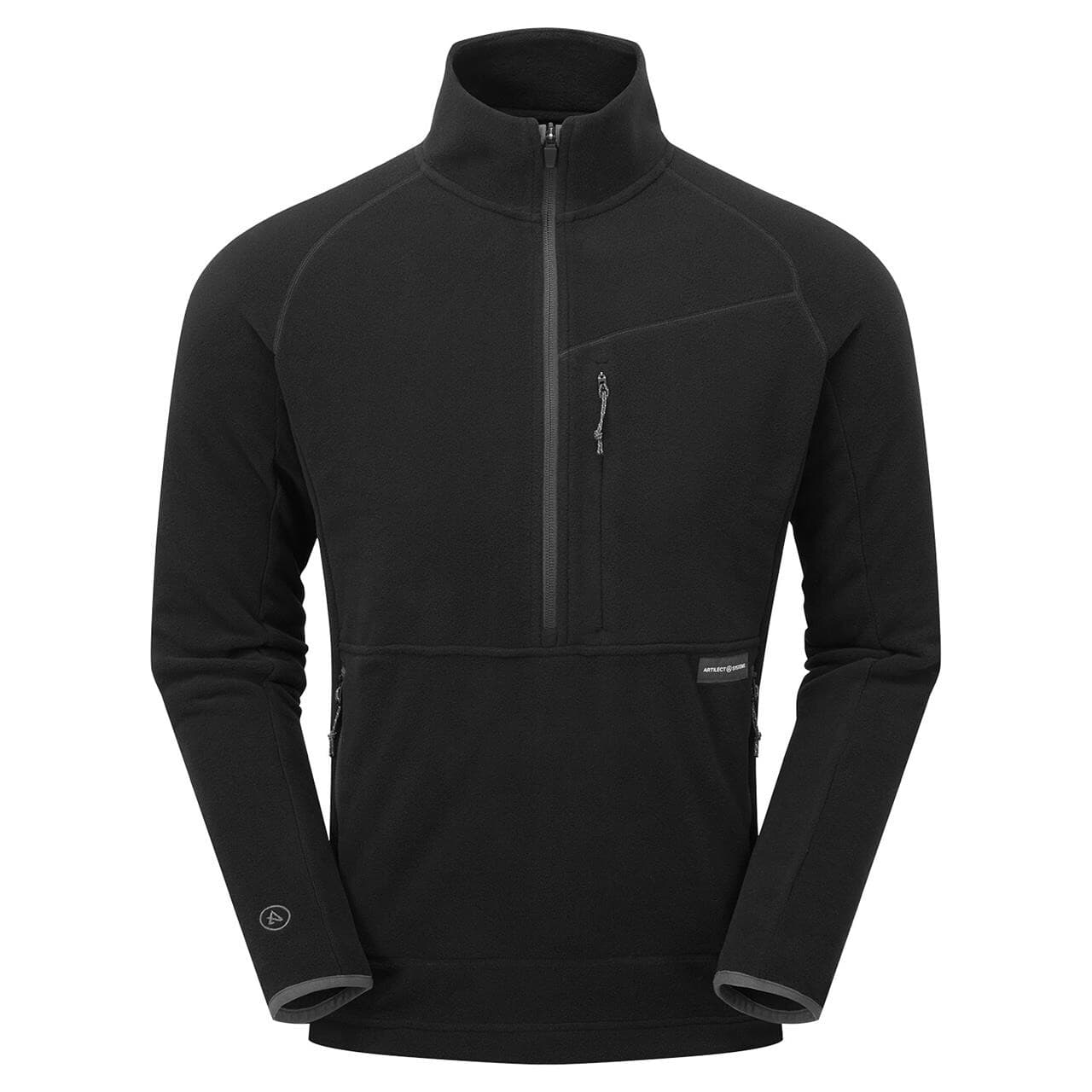Artilect Mens Halfmoon Bio Pullover (Sort (BLACK) Large)