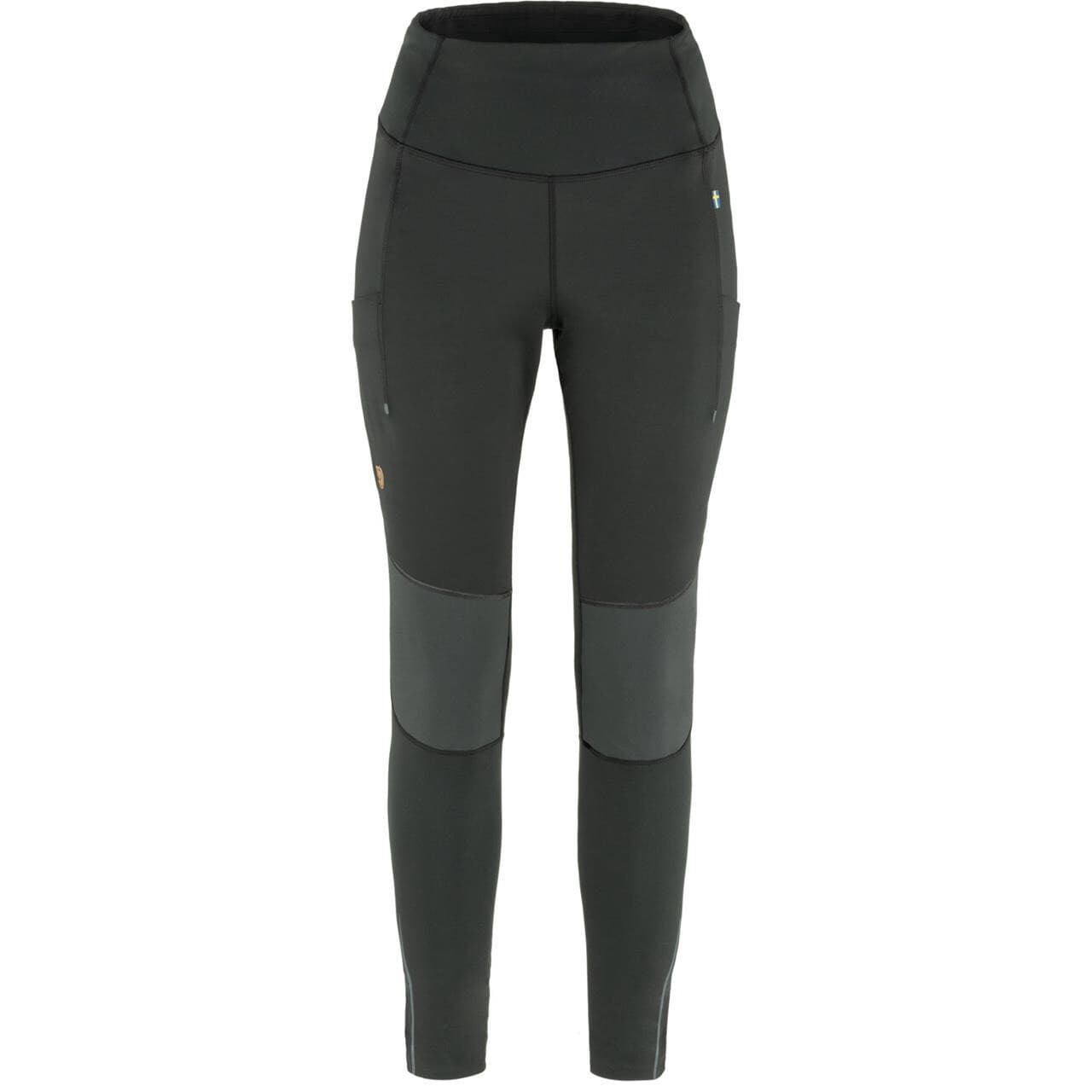 Fjällräven Womens Abisko Värm Trekking Tights (Sort (BLACK-IRON GREY/550-048) X-large)