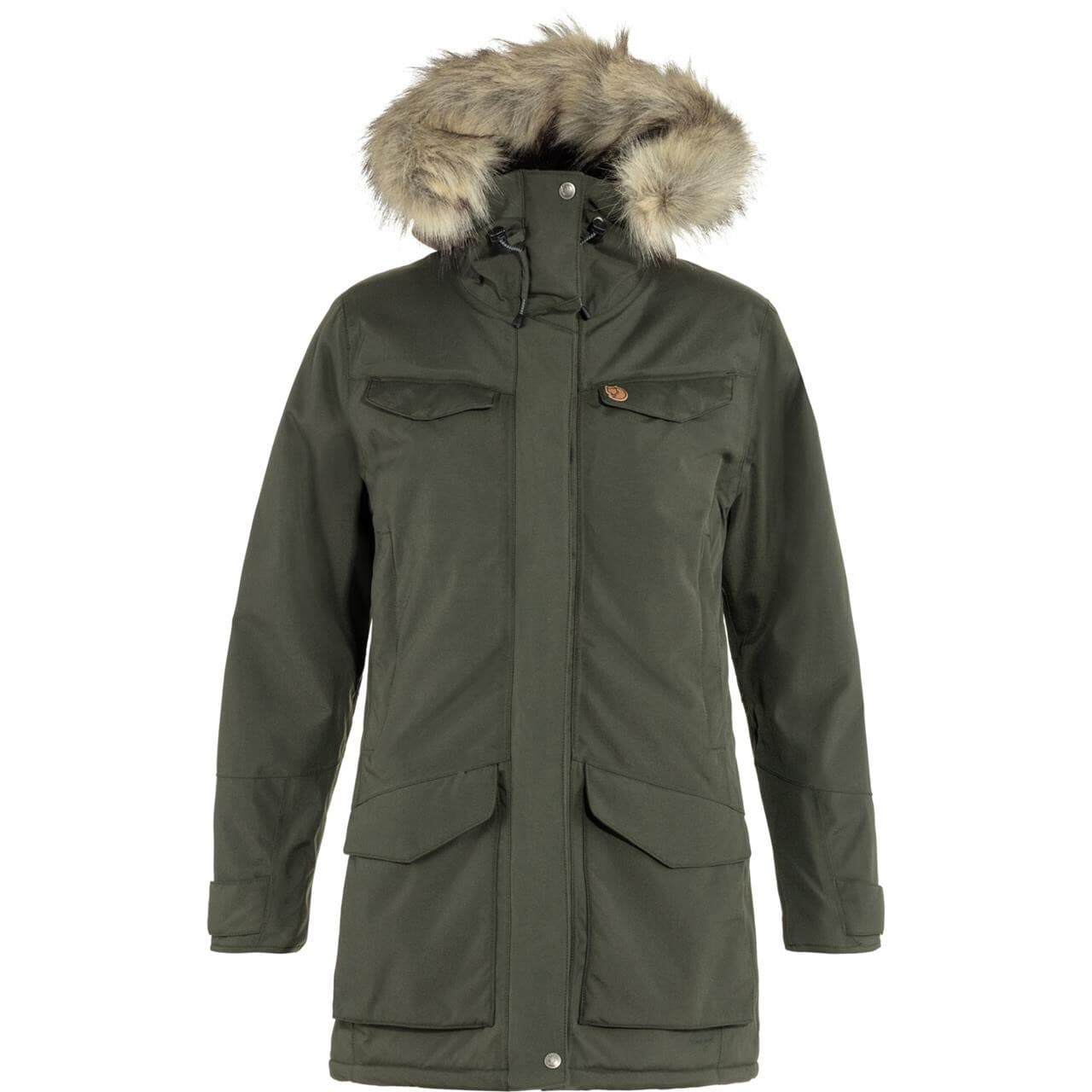 Fjällräven Womens Nuuk Parka (Grøn (DEEP FOREST/662) X-small)