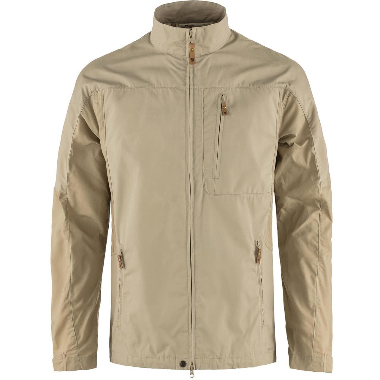 Fjällräven Mens Övik Stencollar Jacket (Beige (FOSSIL/118) Medium)