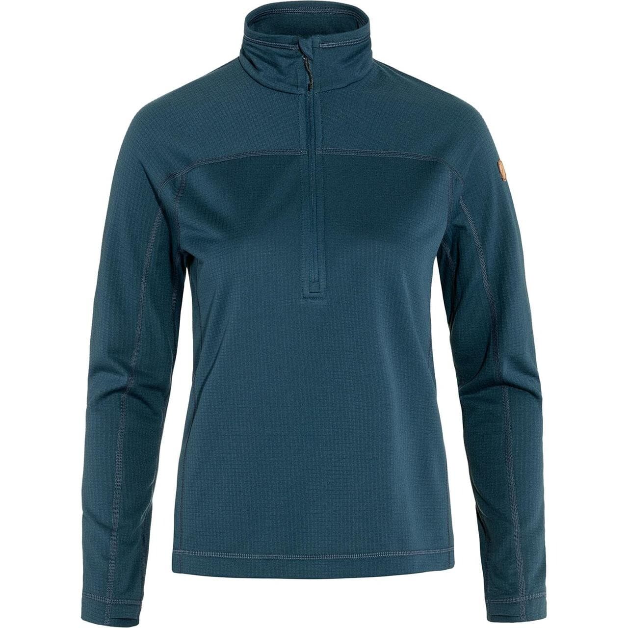 Fjällräven Womens Abisko Lite Fleece Half Zip (Blå (INDIGO BLUE/534) Small)