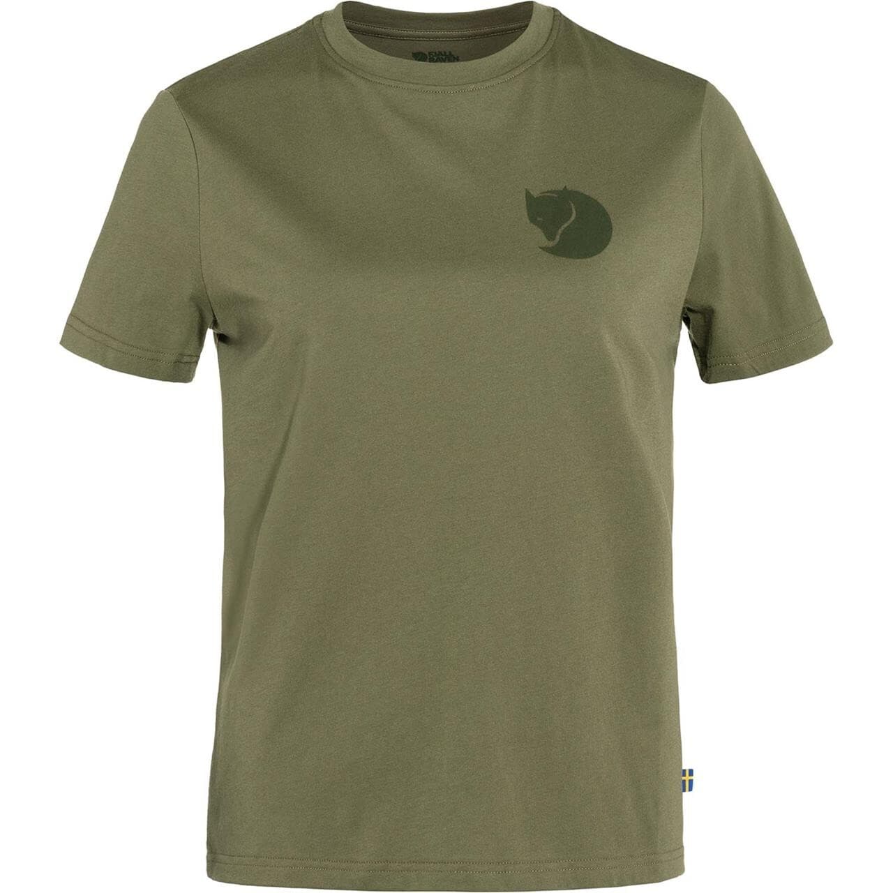 Fjällräven Womens Fox Boxy Logo Tee (Grøn (GREEN/620) Large)