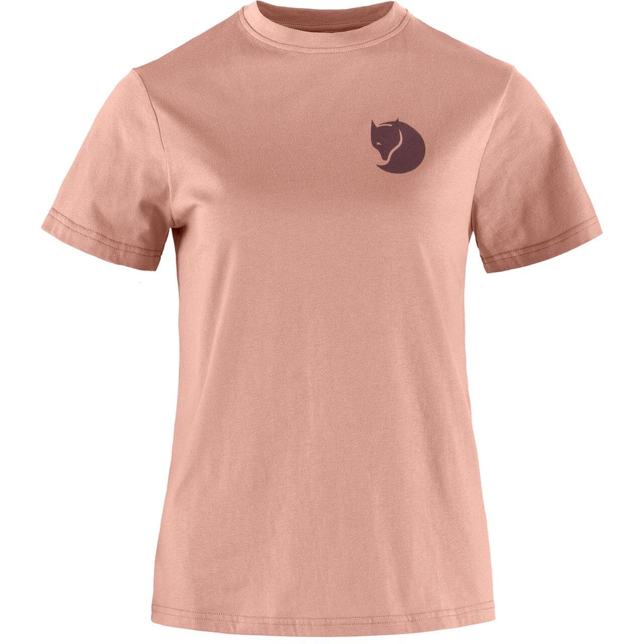 Fjällräven Womens Fox Boxy Logo Tee (Lyserød (DUSTY ROSE/300) X-small)