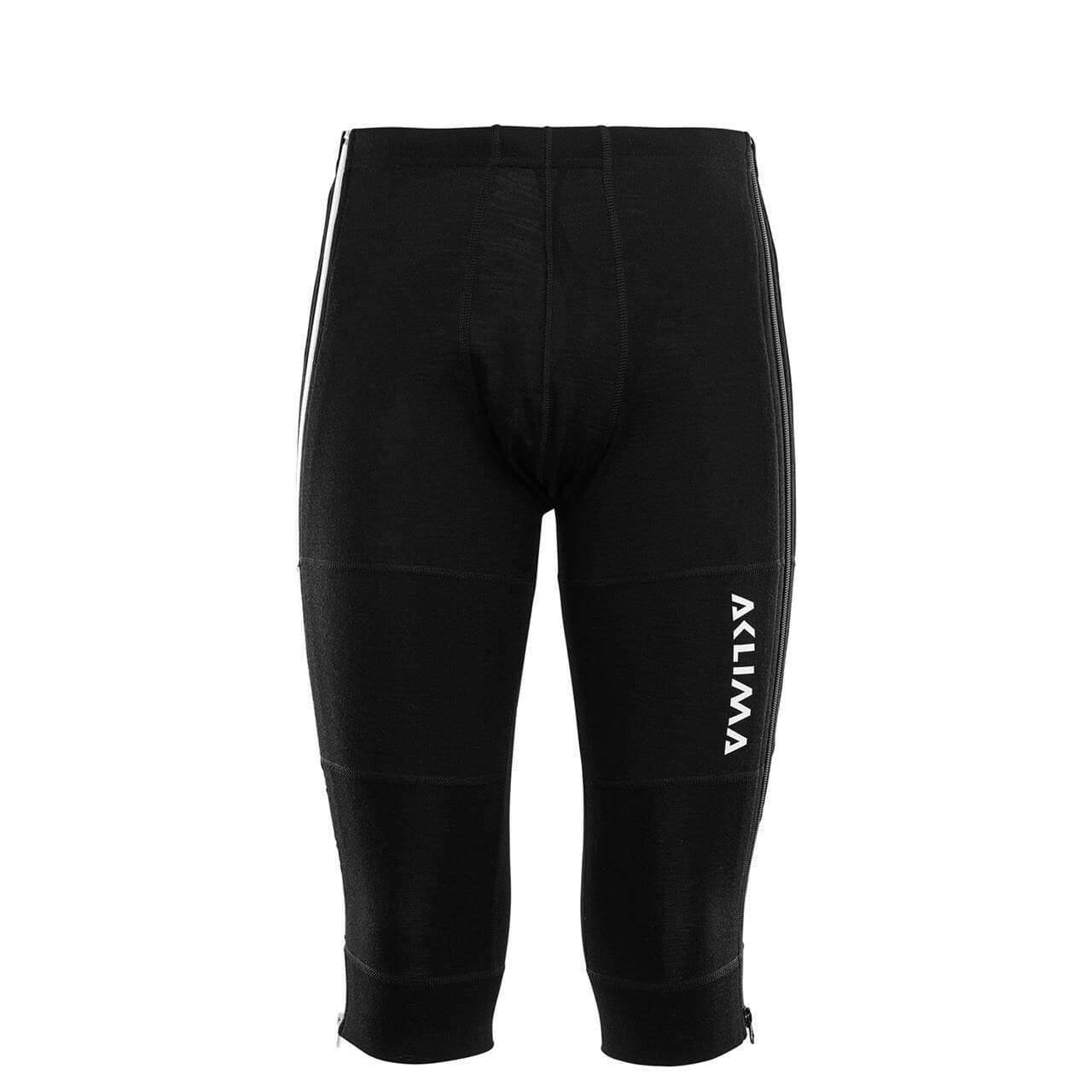 Aclima Mens WarmWool 3/4 Summit Longs (Sort (JET BLACK) XX-large)
