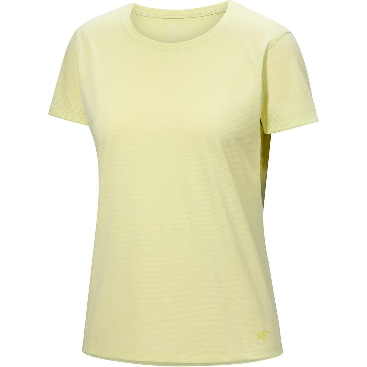 Arcteryx Womens Taema Crew S/S (Gul (RAY HEATHER) Large)