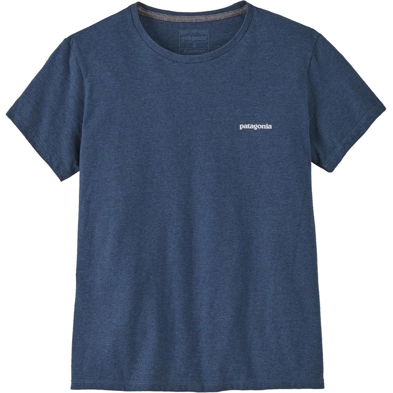 Patagonia Womens P-6 Logo Responsibili-tee (Blå (UTILITY BLUE) Small)