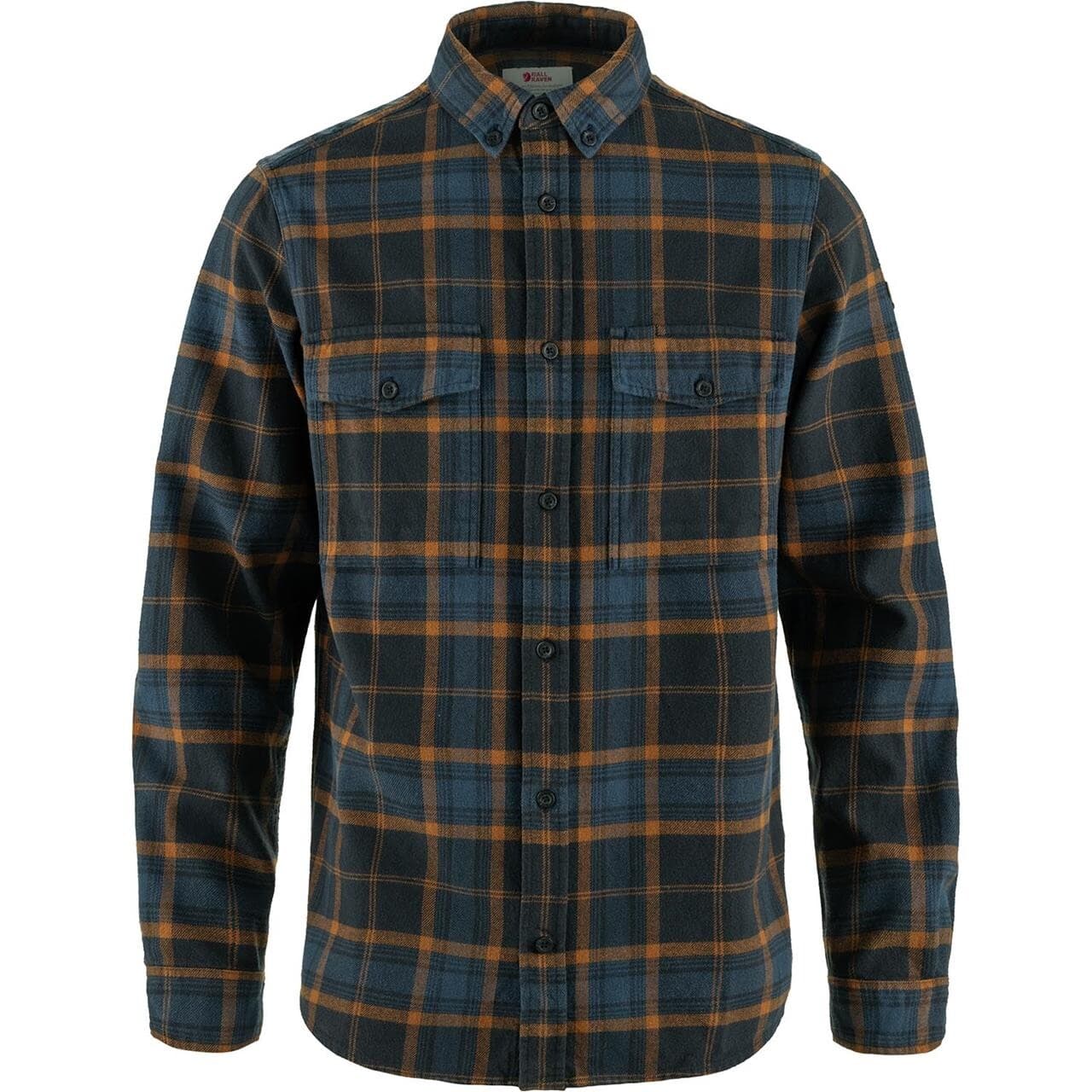 Fjällräven Mens Övik Twill Shirt (Blå (DARK NAVY-CHESTNUT/555-230) Small)