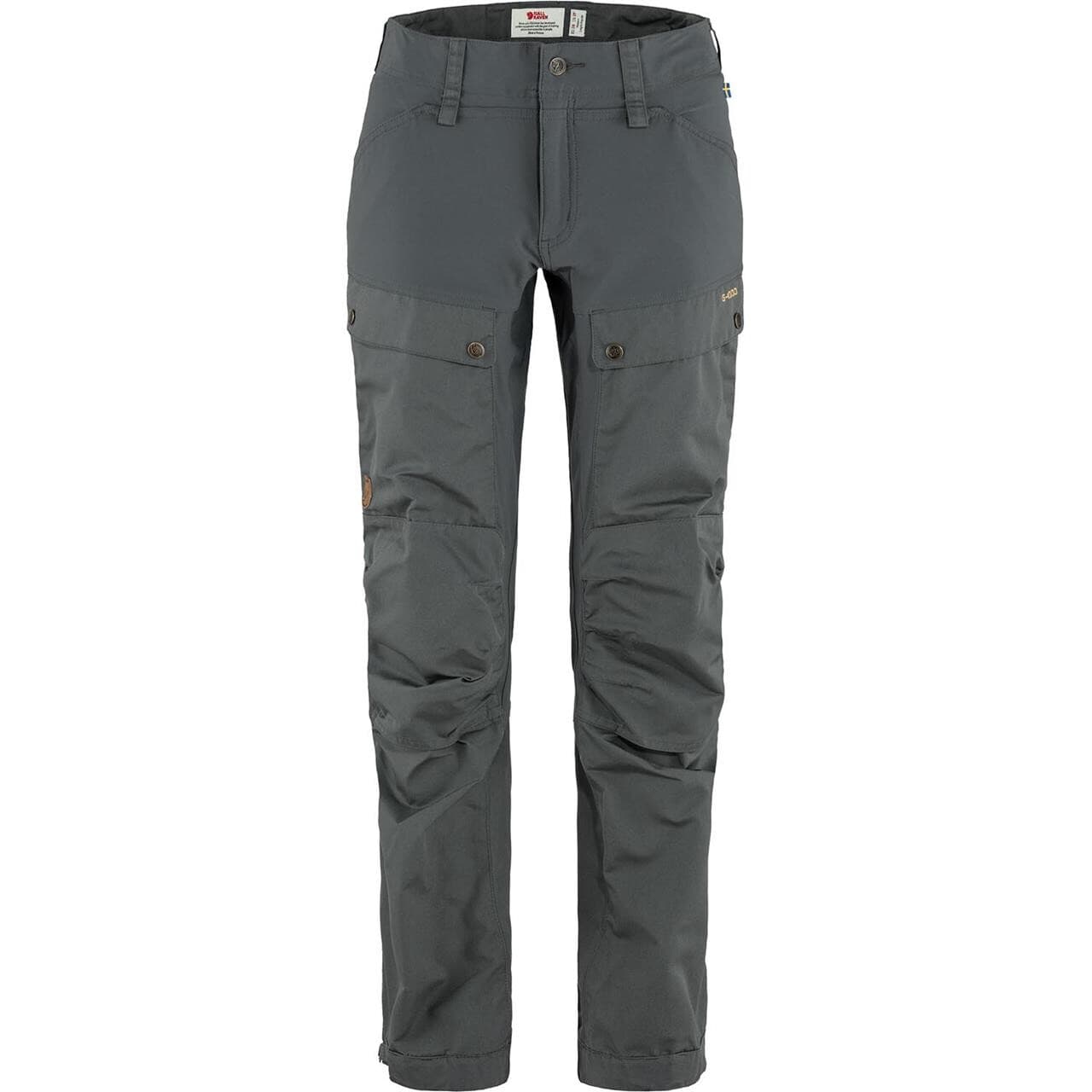 Fjällräven Womens Keb Trousers Curved (Grå (BASALT/050) 46 kort)