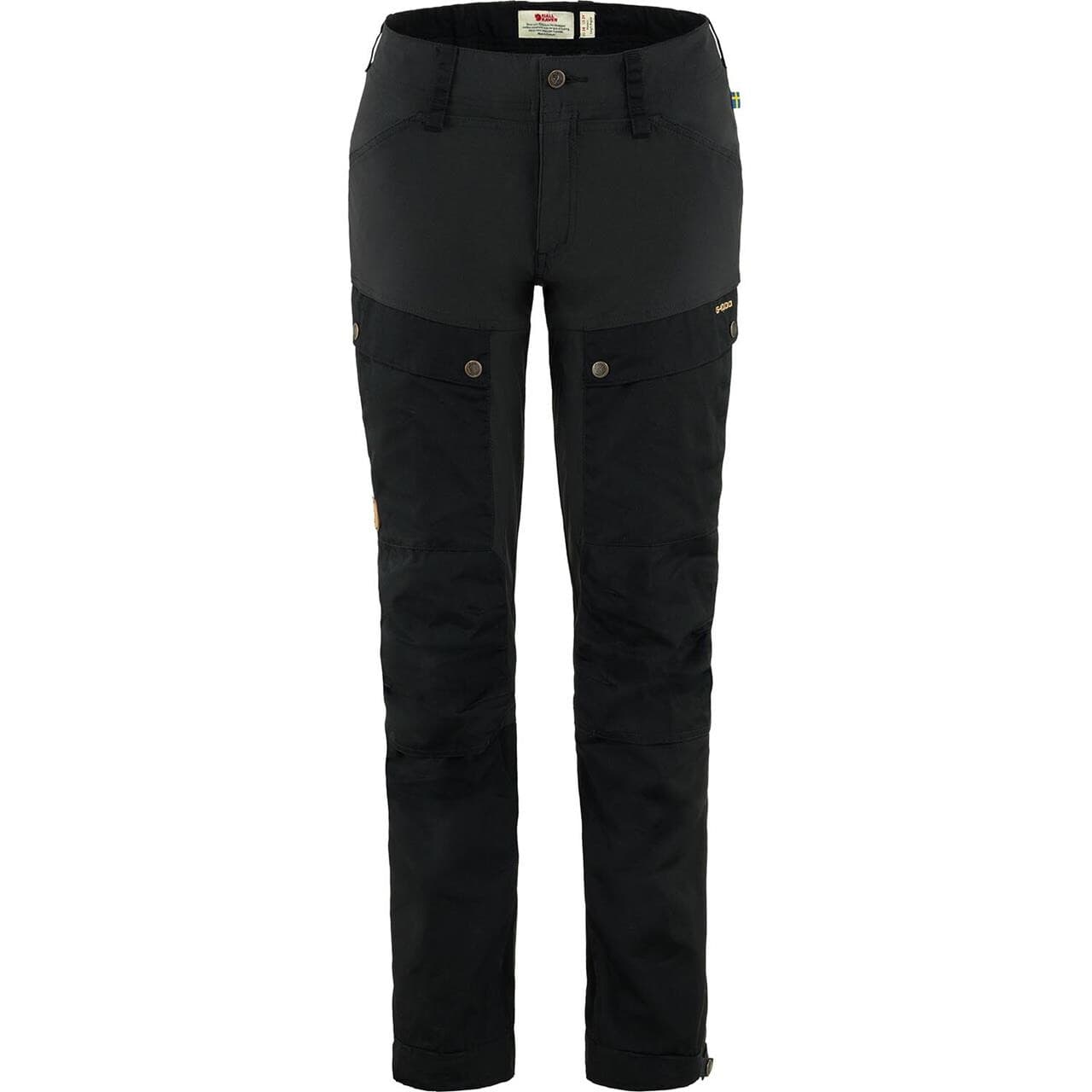 Fjällräven Womens Keb Trousers Curved (Sort (BLACK/550) 42 lang)