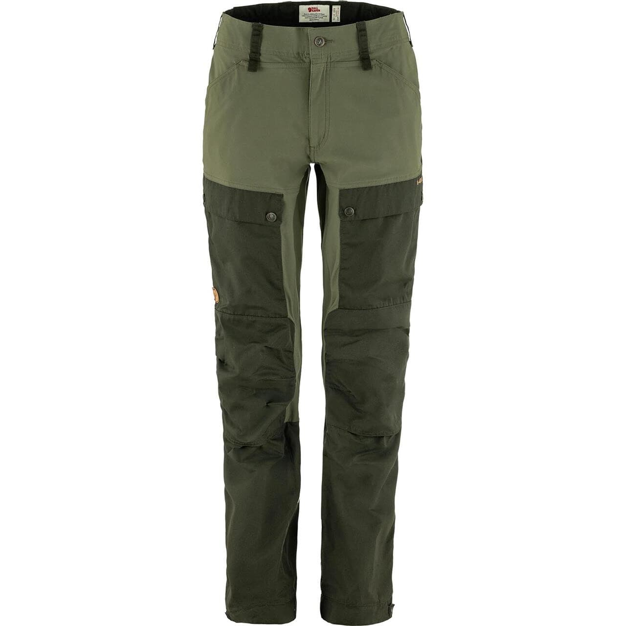 Fjällräven Womens Keb Trousers Curved (Grøn (DEEP FOREST-LAUREL GRN/662-625) 44 lang)