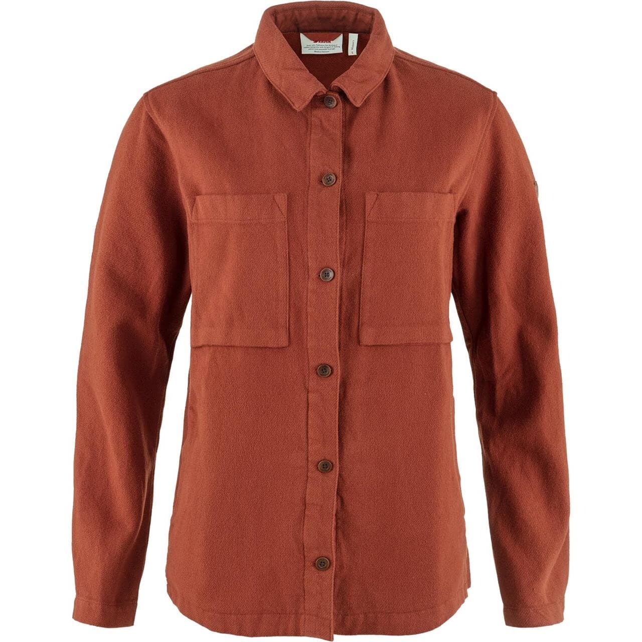 Fjällräven Womens Singi Flannel Overshirt (Rød (AUTUMN LEAF/215) Medium)