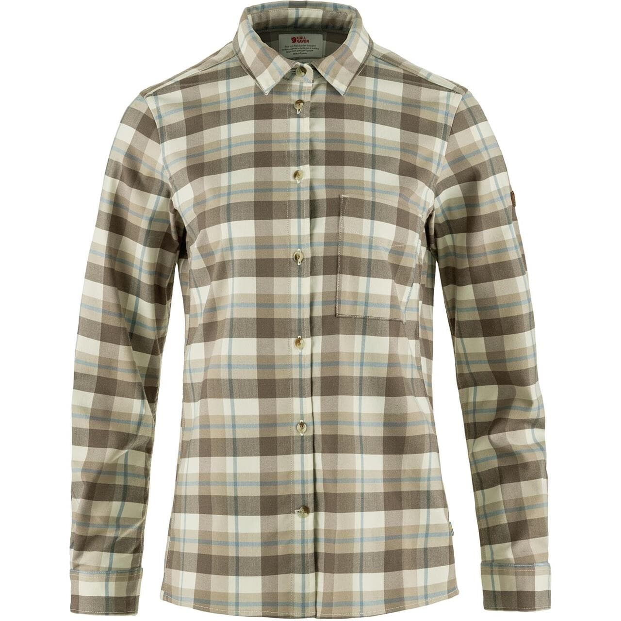 Fjällräven Womens Singi Fjäll Shirt (Hvid (CHALK WHITE-FOSSIL/113-118) Medium)