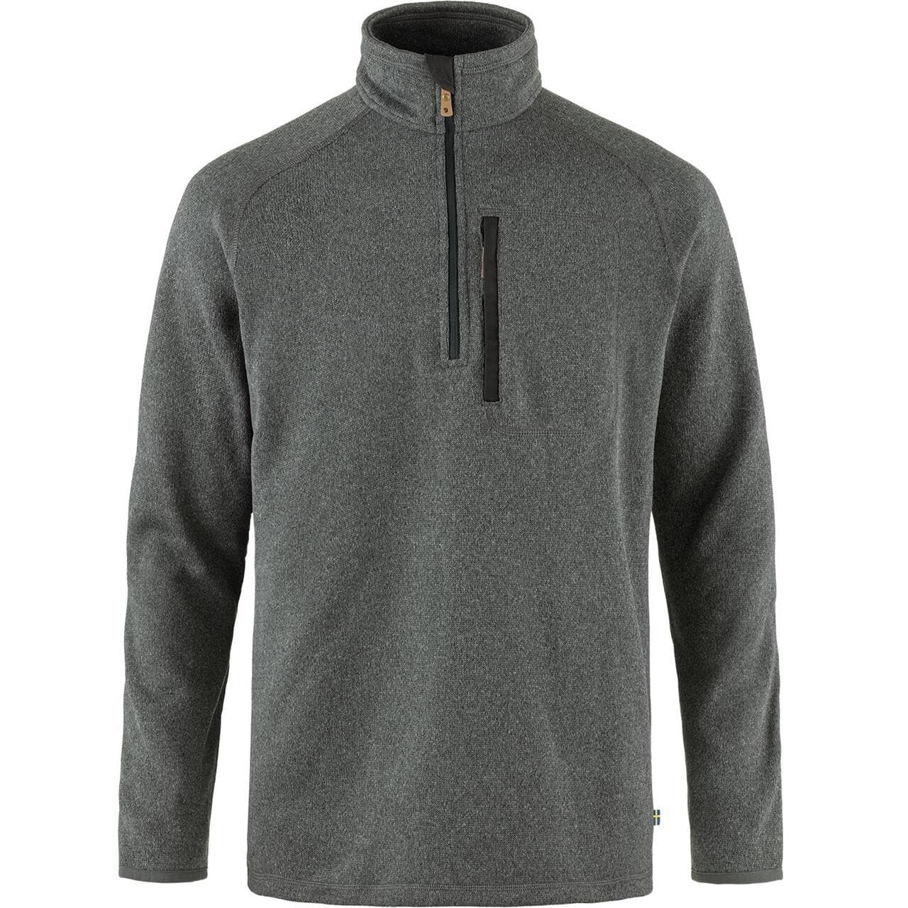 Fjällräven Mens Övik Fleece Half Zip (Grå (DARK GREY/030) Small)
