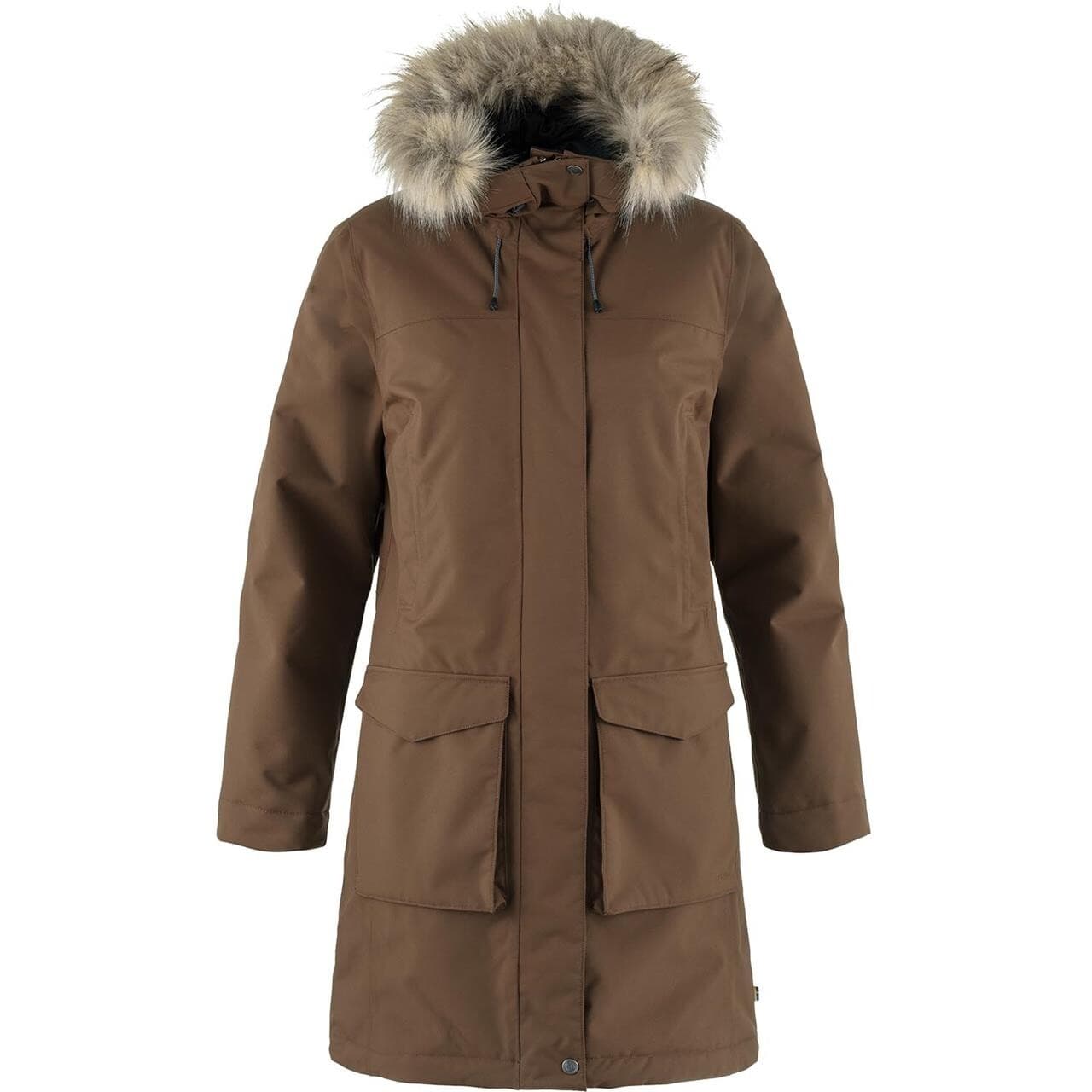Fjällräven Womens Nuuk Lite Parka (Brun (DARK OAK/299) Small)