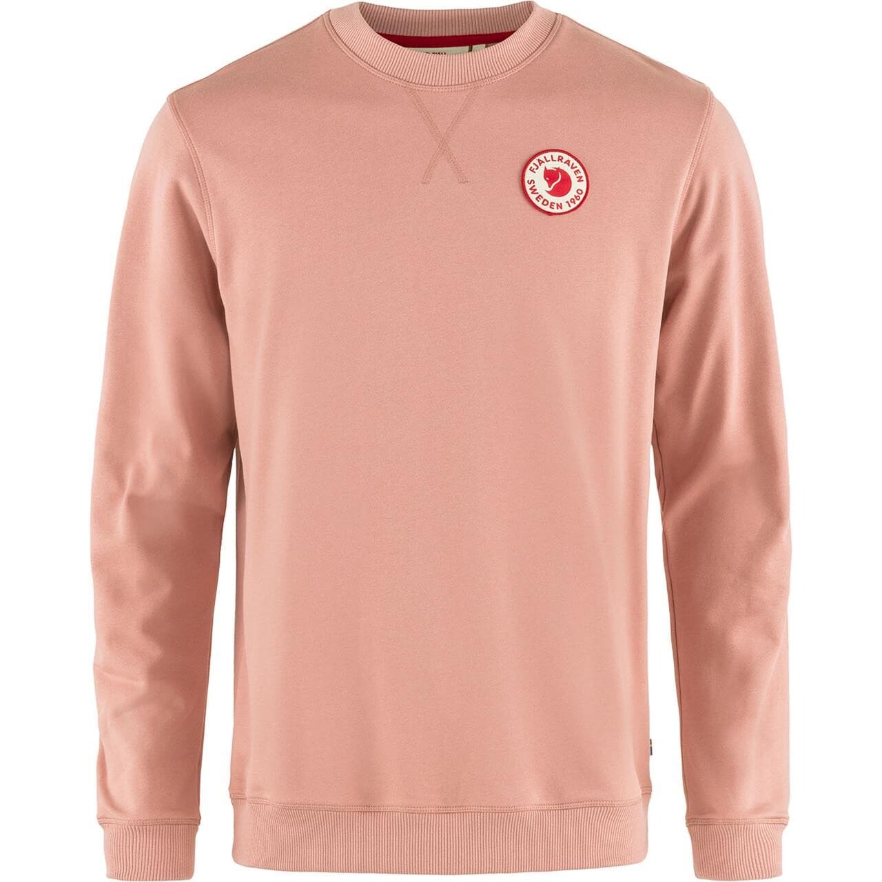 Fjällräven Mens 1960 Logo Badge Sweater (Lyserød (DUSTY ROSE/300) Small)