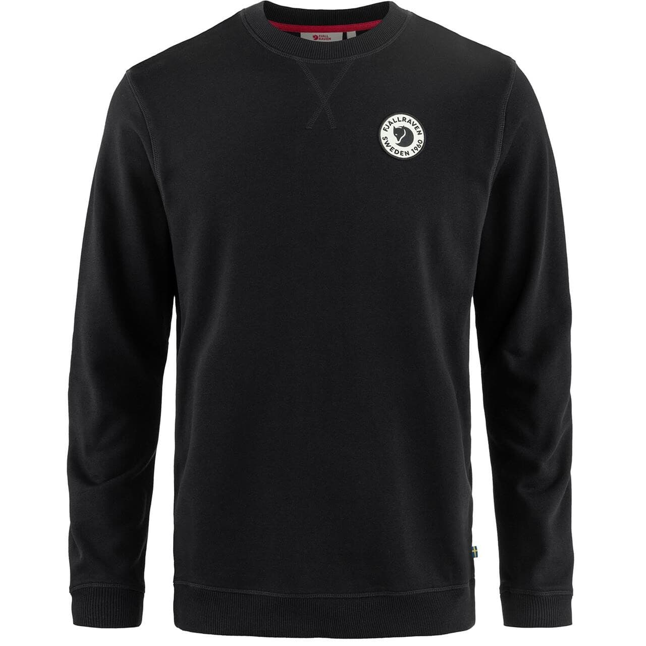 Fjällräven Mens 1960 Logo Badge Sweater (Sort (BLACK/550) Medium)