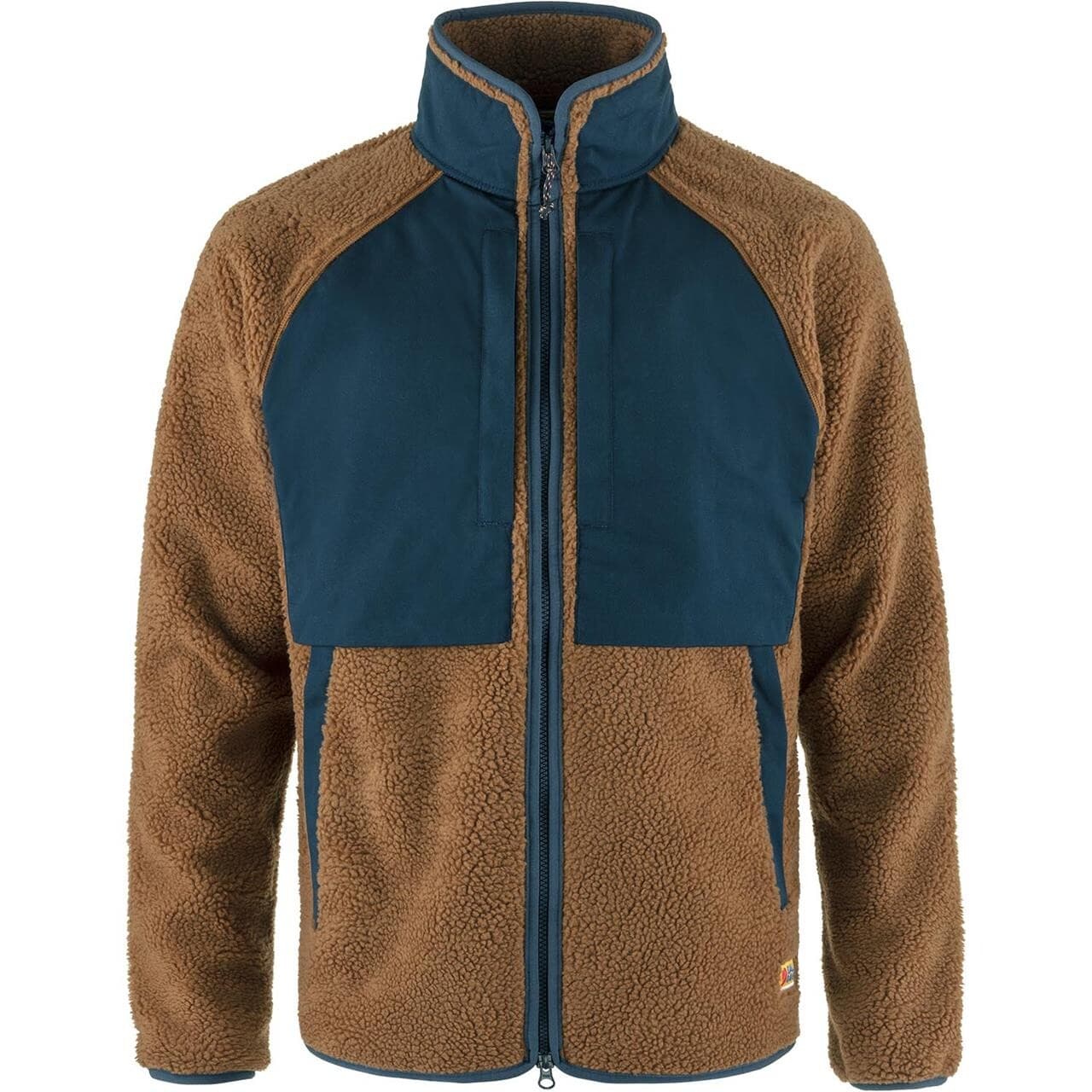 Fjällräven Mens Vardag Pile Jacket (Brun (CHESTNUT-NAVY/230-560) X-small)