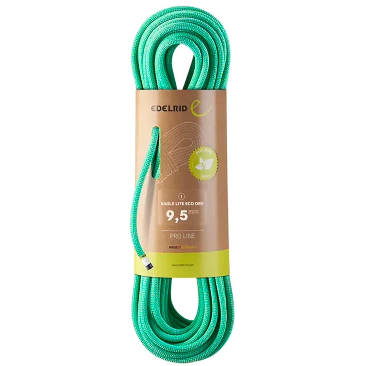 Edelrid Eagle Lite Eco Dry 9,5mm (Grøn (BRIGHT GREEN) 60 M)