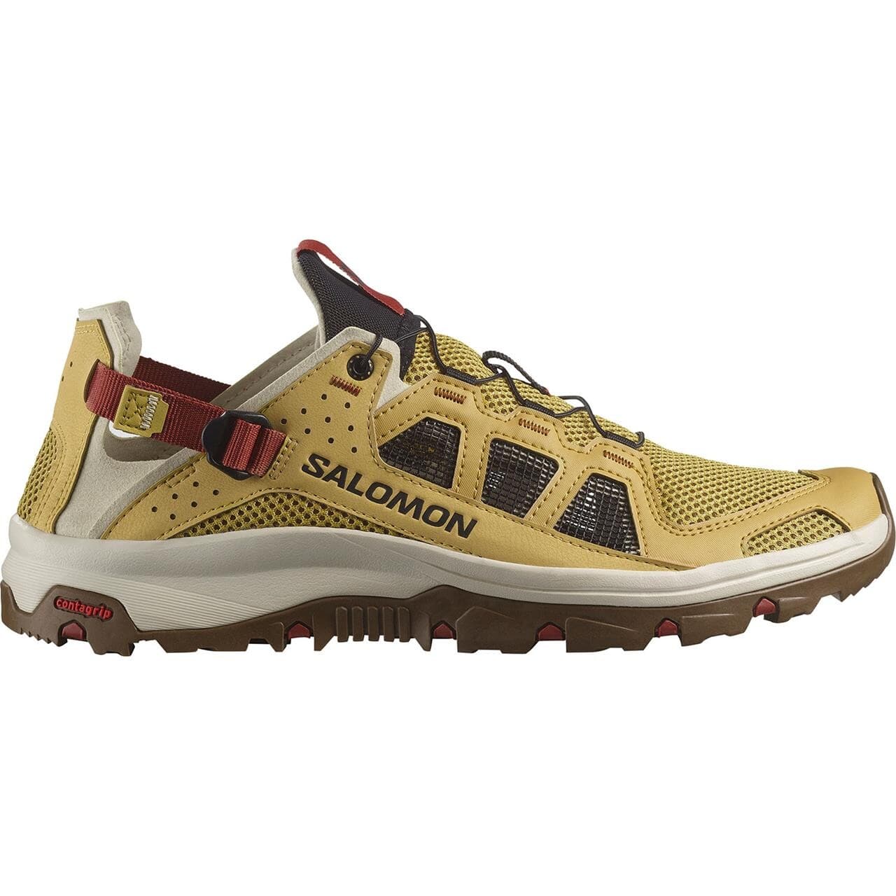 Salomon Mens Techamphibian 5 (Beige (ANTIQUE GOLD/RAINY DAY/BURNH) 47 1/3)