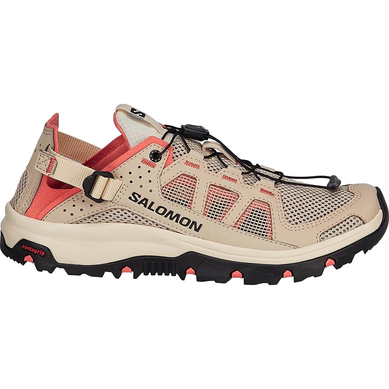 Salomon Womens Techamphibian 5 (Beige (WHITE PEPPER/BLEACHED SAND) 42)