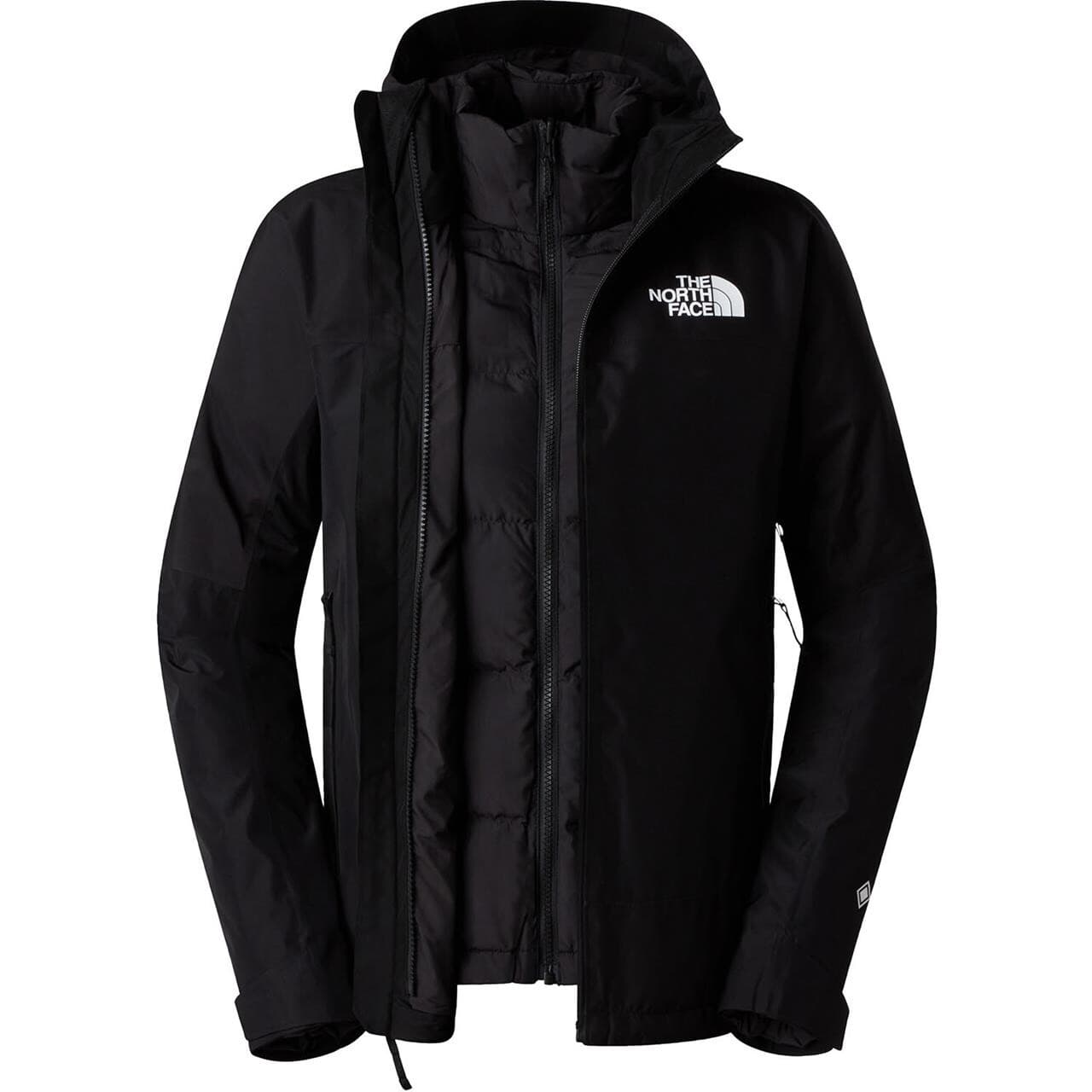The North Face Womens Mountain Light Triclimate GTX Jacket (Sort (TNF BLACK-NPF/R) Medium)