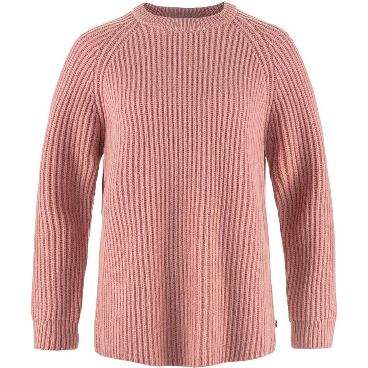 Fjällräven Womens Övik Rib Sweater (Lyserød (DUSTY ROSE/300) Medium)