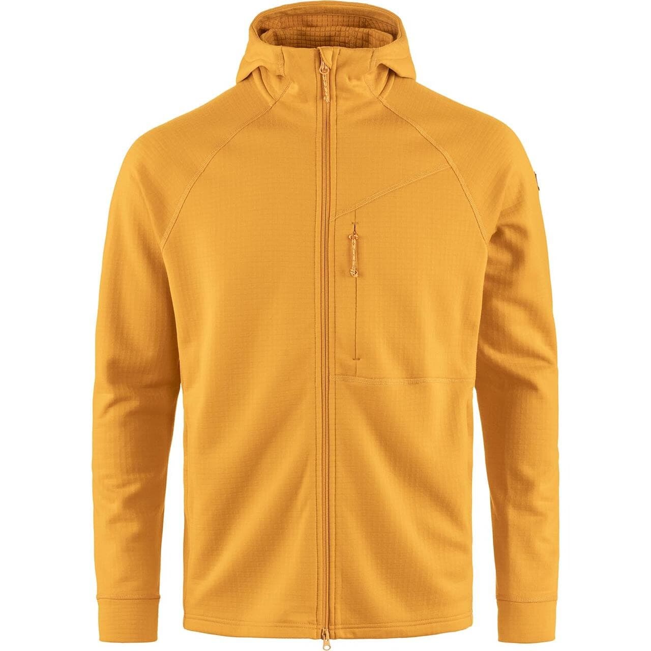 Fjällräven Mens Abisko Grid Fleece Hoodie (Gul (MUSTARD YELLOW/161) XX-large)