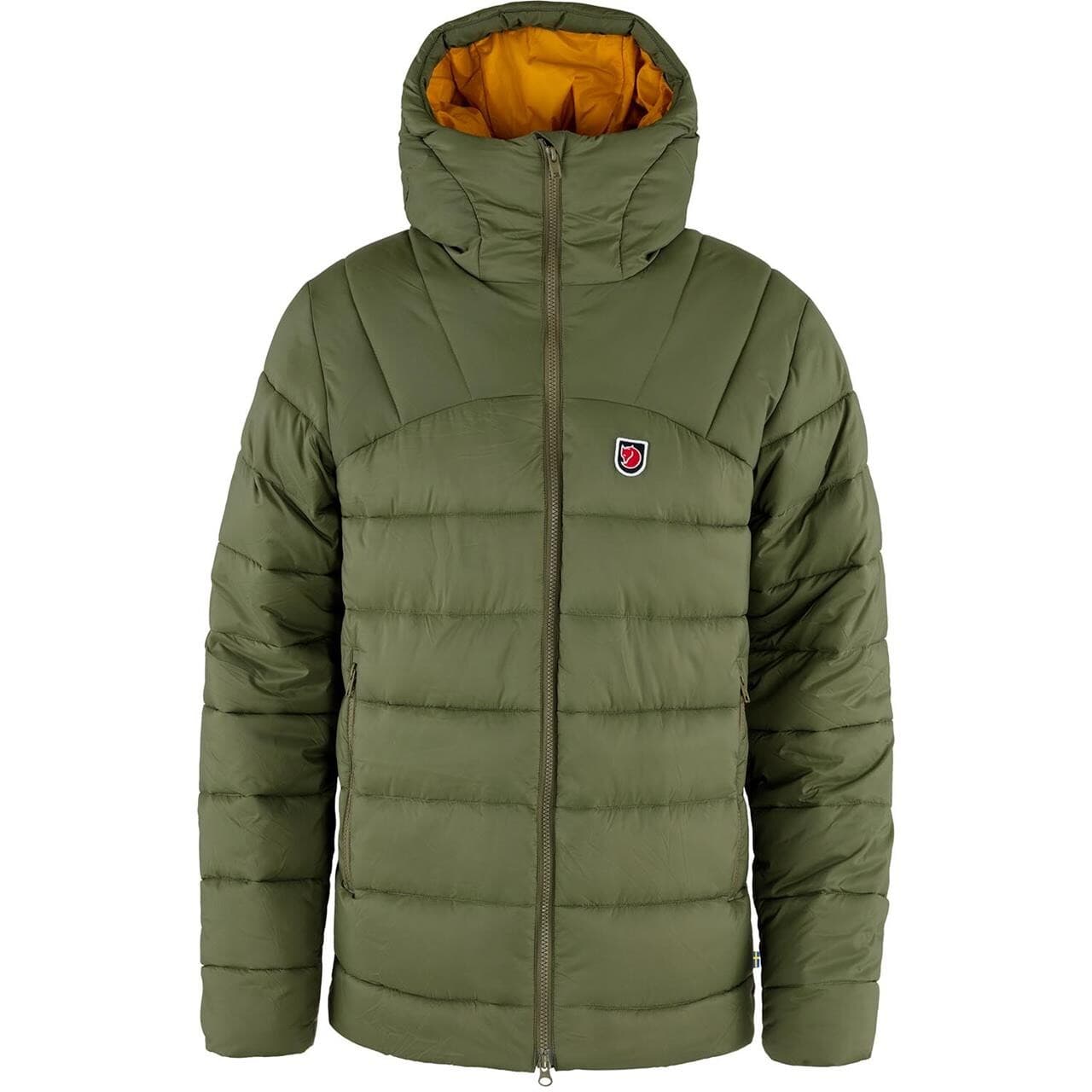 Fjällräven Mens Expedition Mid Winter Jacket (Grøn (GREEN-MUSTARD YELLOW/620-161) X-small)
