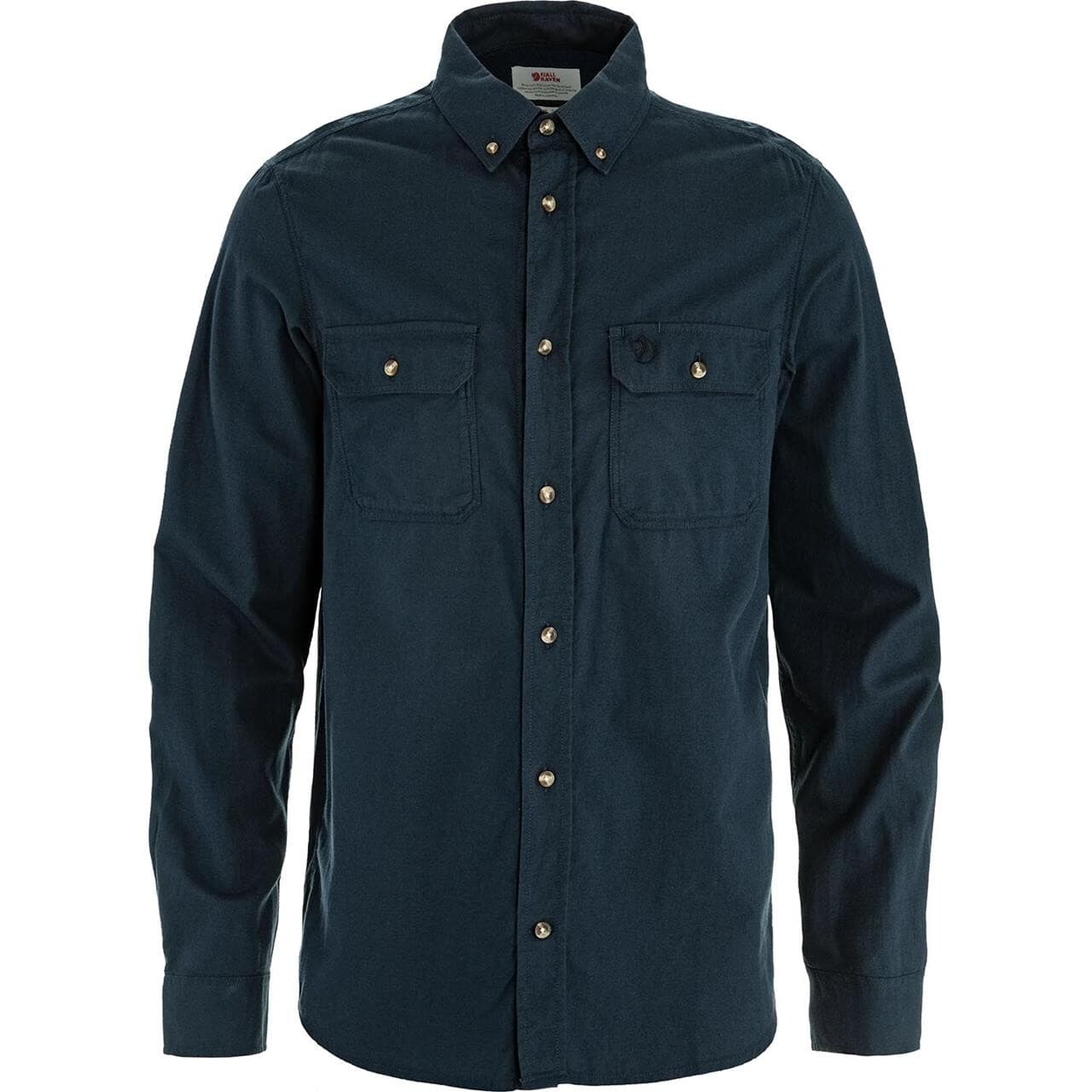 Fjällräven Mens Övik Lite Flannel Shirt (Blå (DARK NAVY/555) Small)