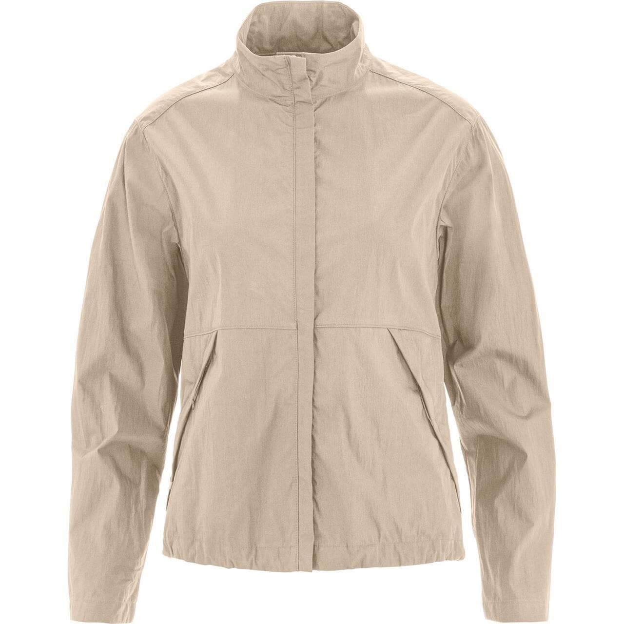 Fjällräven Womens Fjällräven Lite Wind Jacket (Beige (FOSSIL/118) XX-small)