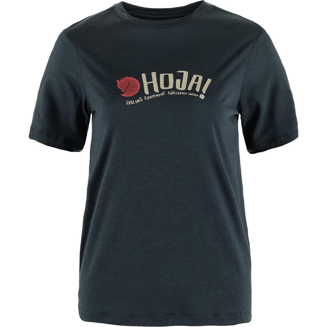 Fjällräven Womens Hoja Wool T-shirt (Blå (DARK NAVY/555) XX-small)