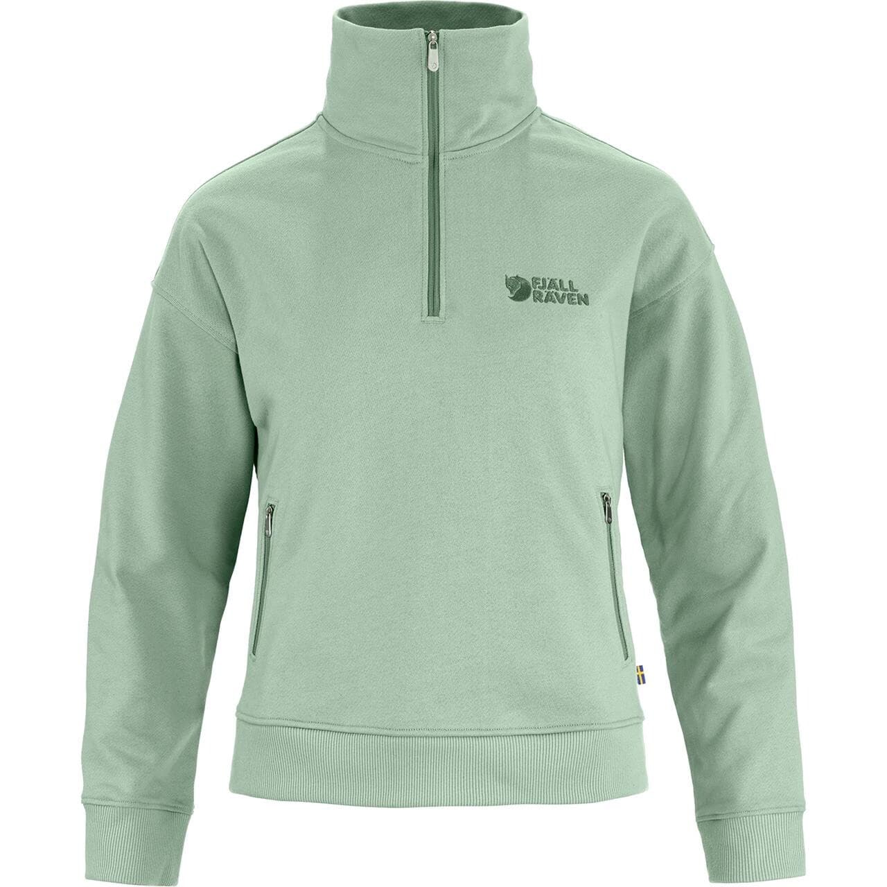 Fjällräven Womens Vardag Half Zip Sweater (Grøn (MISTY GREEN/674) X-large)