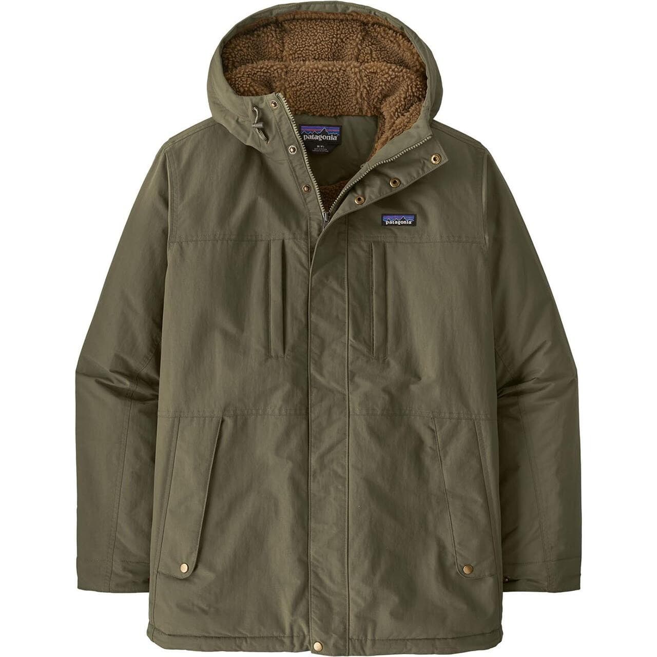 Patagonia Mens Isthmus Parka (Grøn (BASIN GREEN) Large)