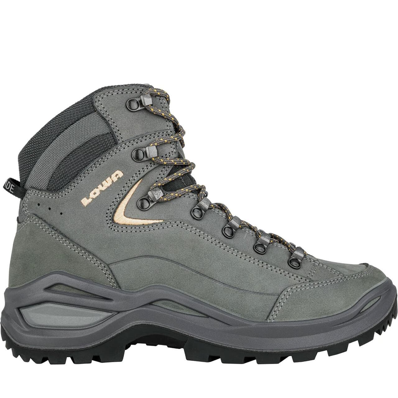 Lowa Womens Renegade EVO LL Mid (Grøn (GRAPHITE/APRICOT) 41)