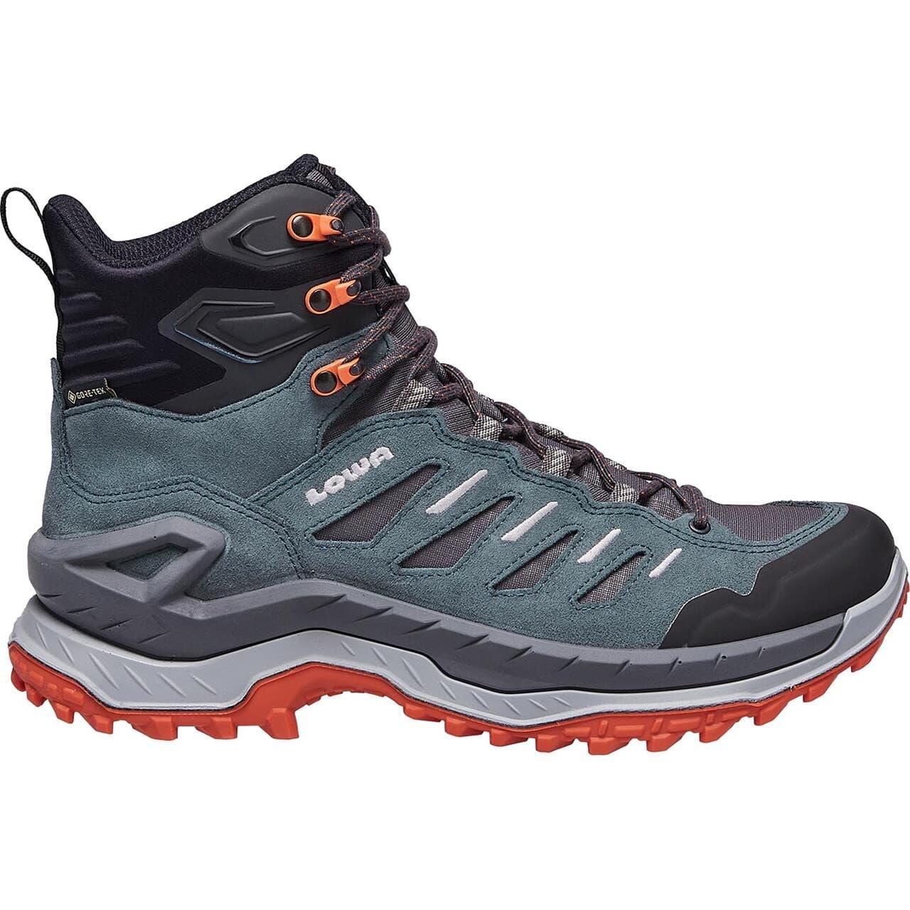 Lowa Mens Innovo GTX Mid (Grøn (SMOKE GREEN/FLAME) 44,5)