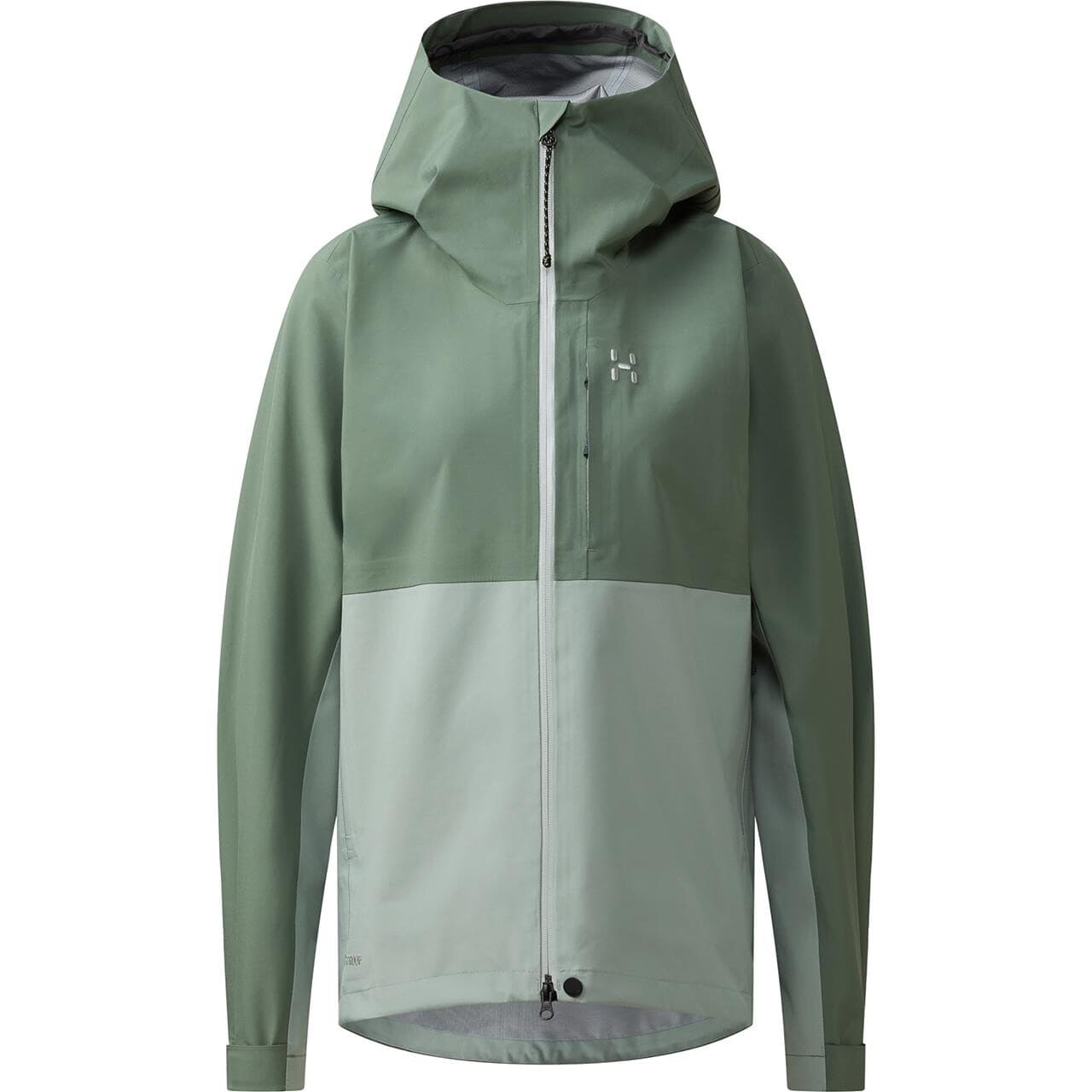 Haglöfs Womens Front Proof II Jacket (Grøn (CHLOROPHYLL GREEN/DEW GREEN) Small)