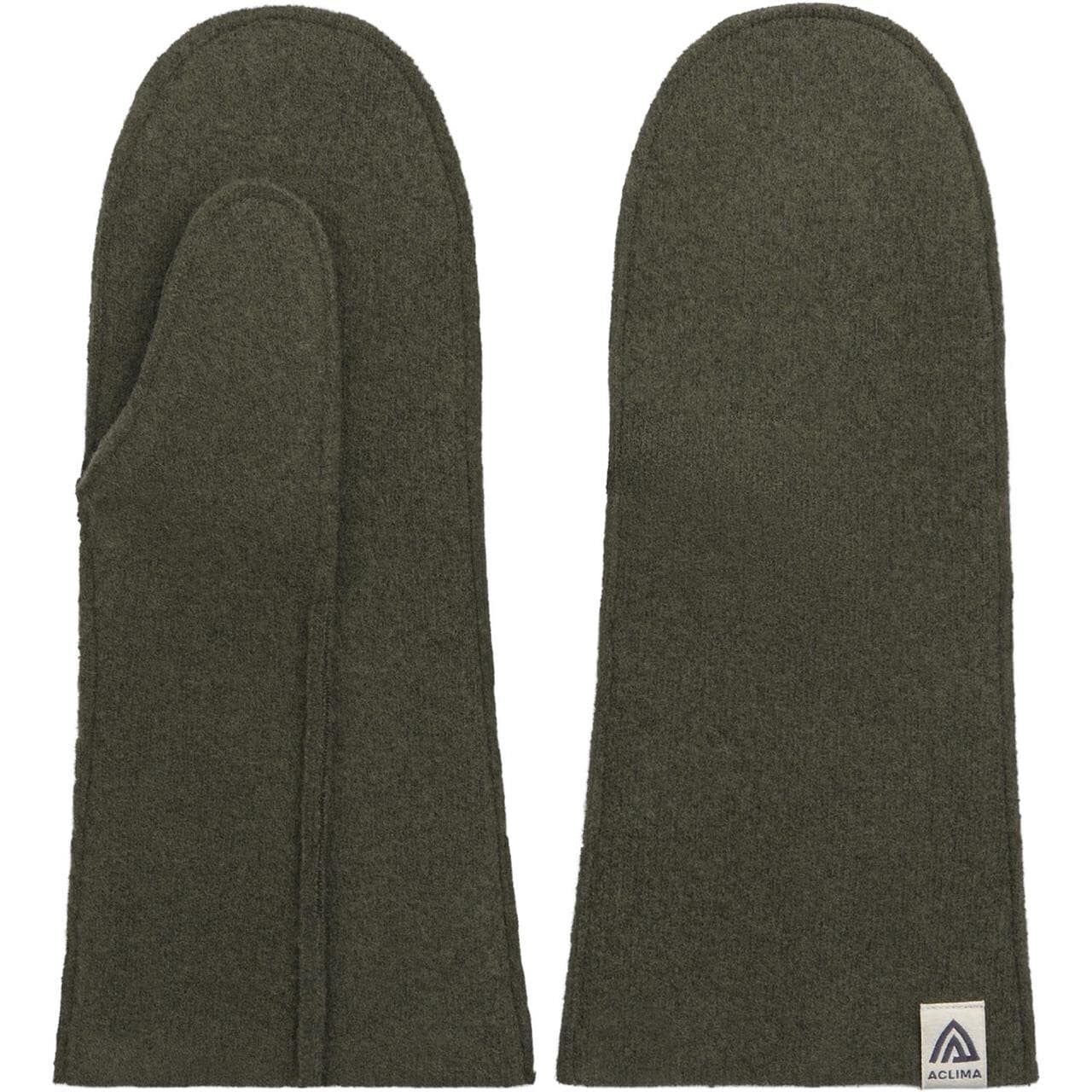 Aclima Reborn Felted Mittens (Grøn (FOREST MELANGE) Medium)