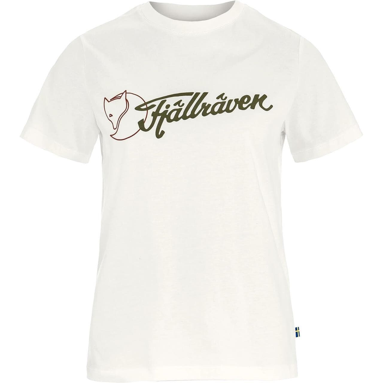 Fjällräven Womens Archive Logo T-shirt (Hvid (EGGSHELL/111) Large)