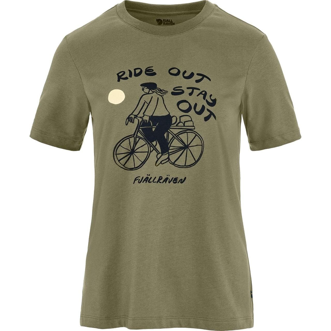 Fjällräven Womens Hoja Iväg T-shirt (Grøn (GREEN/620) X-small)