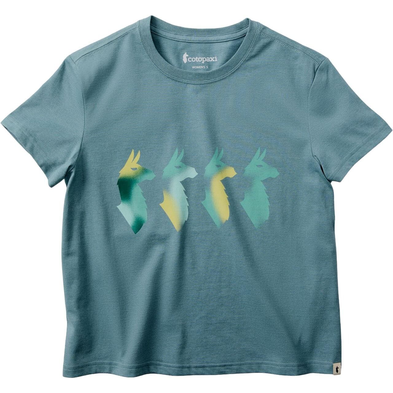 Cotopaxi Womens Cuatro Bitmap T-shirt (Brun (EVERGLADE) Small)