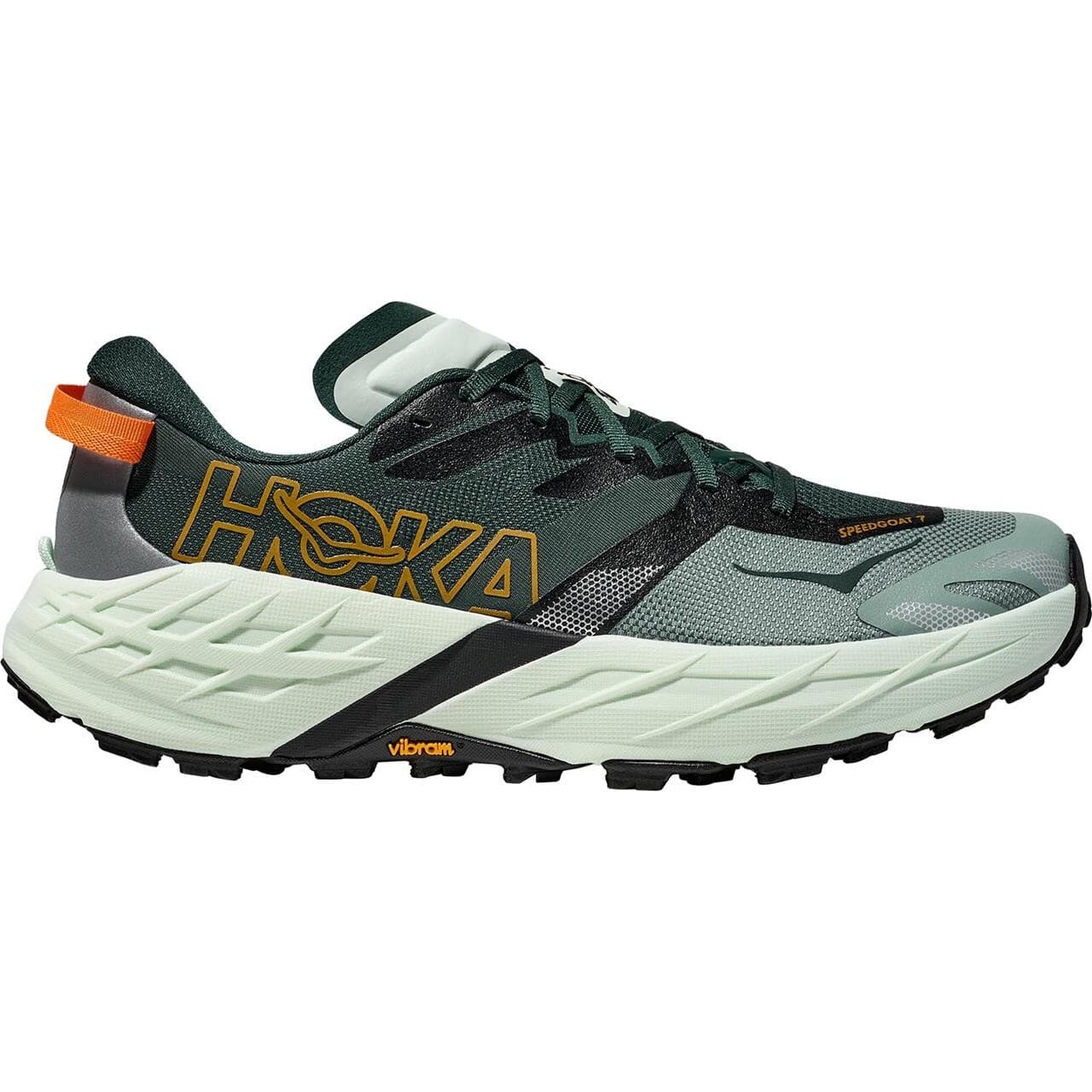 Hoka Mens Speedgoat 7 (Blå (BAY LEAF/SEA GLASS) 42)