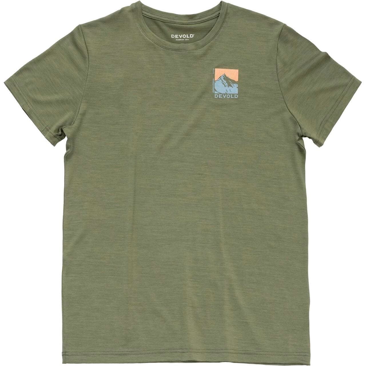 Devold Mens Classic Summit Tee (Grøn (LICHEN) X-large)