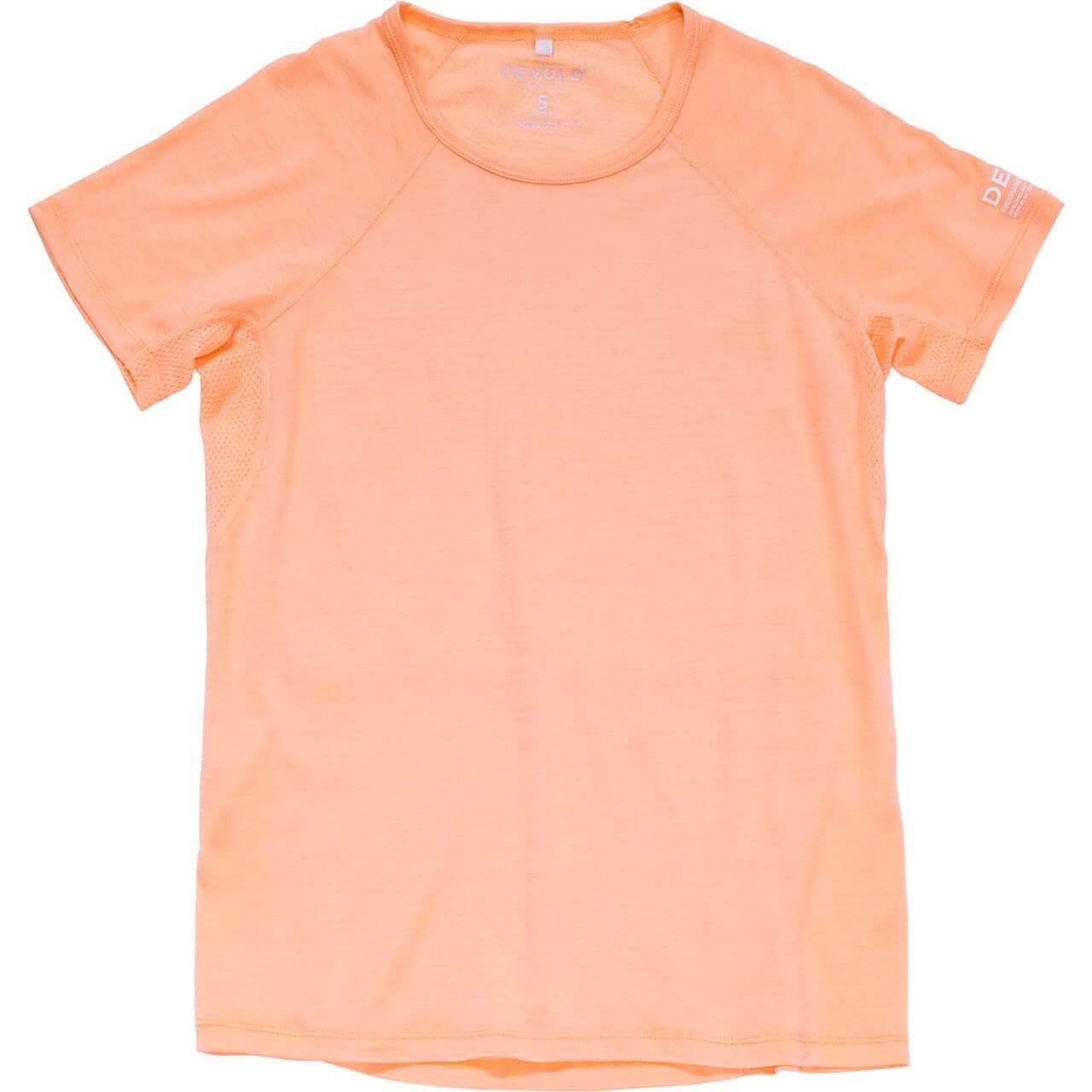 Devold Womens Endurance Merino 130 Tee (Orange (SUNRISE) Medium)