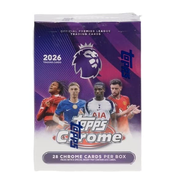 Topps Chrome 2026 Premier League EPL Soccer: 7-Pack Blaster Box