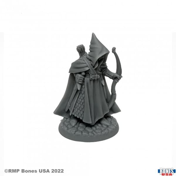 Reaper Bones USA Reaper Legends: Arthrand Nightblade, Elf Ranger - Plastic Miniature