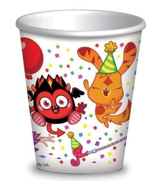 Moshi Monster: 8x Plastic Party Cups 260ml
