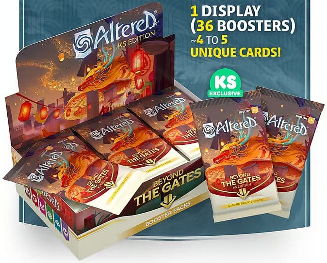Altered TCG - Beyond the Gates (Kickstarter Edition): Booster Box/Display (36 Booster Packs)