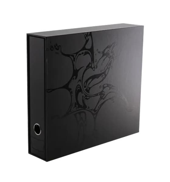 Dragon Shield - 4-Ring Slipcase Binder (Album/Ringbind) - Sanctuary: Black - Dragonshield #AT-33605